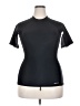 Sporti Black Short Sleeve Top Size XXL - photo 1