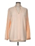 Rene Lezard Color Block Tan Long Sleeve Blouse Size EU (FR) 40 / US 8 - photo 1
