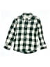 Crewcuts 100% Cotton Checkered-gingham Green Long Sleeve Button-Down Shirt Size 4 - 5 - photo 1