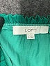 Ann Taylor LOFT 100% Polyester Green Long Sleeve Blouse Size S - photo 7