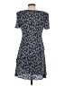 Connected Apparel 100% Polyester Blue Casual Dress Size 4 (petite) - photo 2