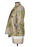 Kate Hill 100% Silk Floral Tan Silk Blazer Size 8 - photo 5