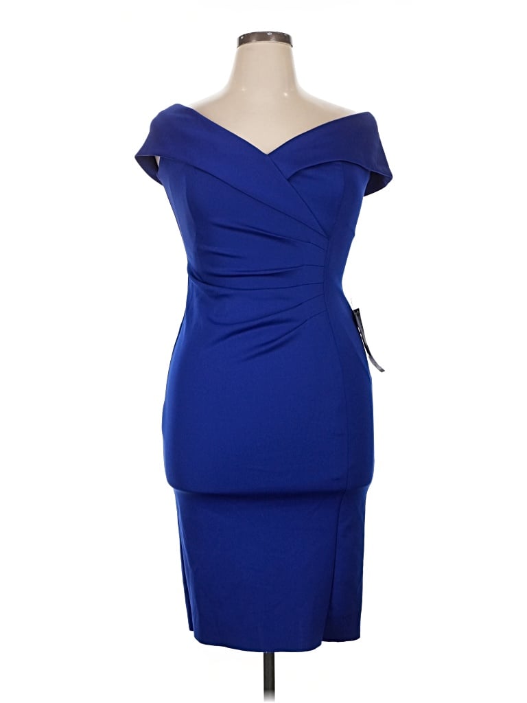 Xscape Cocktail Dress In Blue