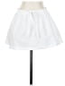 Shein Solid White Casual Skirt Size 2 - photo 1