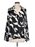 Ann Taylor 100% Polyester Gray Long Sleeve Blouse Size M - photo 1