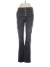 CAbi Chevron-herringbone Gray Jeans Size 10 - photo 1
