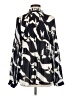 Ann Taylor 100% Polyester Gray Long Sleeve Blouse Size M - photo 2