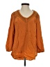 Daniel Rainn 100% Rayon Orange 3/4 Sleeve Blouse Size S - photo 1