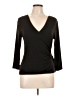 Judith Hart Black 3/4 Sleeve Top Size L - photo 5