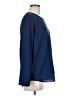 Brooke Shields Timeless Blue Long Sleeve Top Size M - photo 4