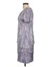 Connected Apparel 100% Polyester Silver Cocktail Dress Size 12 (petite) - photo 5