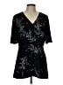 Torrid Black Short Sleeve Blouse Size Lg Plus (0) - photo 1