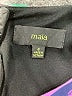 Maia Graphic Black Cocktail Dress Size 4 - photo 7