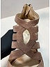 Prada Brown Tan Heels Size EU 39 - photo 8