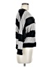 Assorted Brands Stripes Gray 3/4 Sleeve Blouse Size M - photo 4