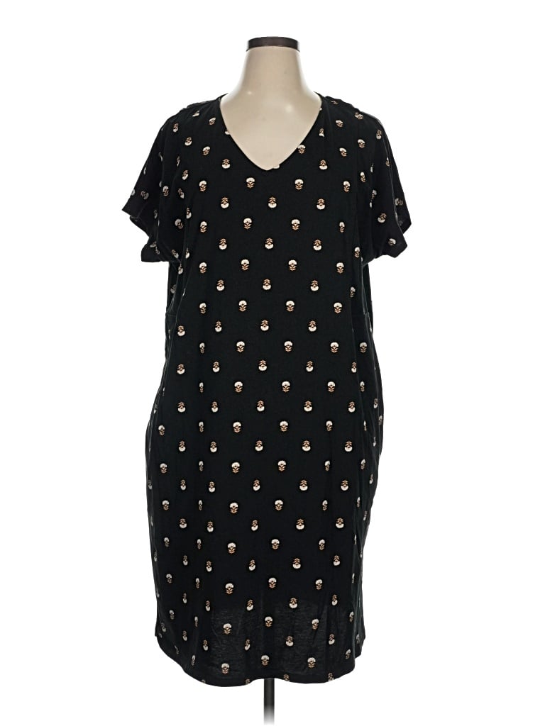 Pre-owned Purejill Casual Dress In Black
