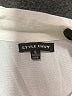 Style Envy 100% Rayon White Sleeveless Button-Down Shirt Size S - photo 7
