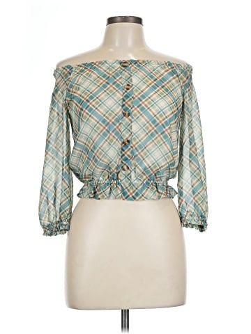 Iz Byer 3/4 Sleeve Blouse (view 1)