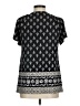 Style&Co Black Short Sleeve Blouse Size M - photo 2