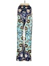 Assorted Brands Paisley Blue Casual Pants Size S - photo 2