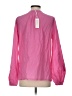 Gold Hawk Pink Long Sleeve Blouse Size S - photo 2