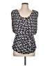Laundry by Shelli Segal Blue Sleeveless Blouse Size L - photo 1