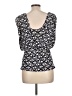 Laundry by Shelli Segal Blue Sleeveless Blouse Size L - photo 2