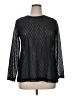 Logo Layers Black Long Sleeve Blouse Size XL - photo 1