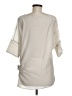 Gold Hawk 100% Silk Ivory 3/4 Sleeve Silk Top Size M - photo 2