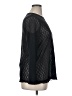 Logo Layers Black Long Sleeve Blouse Size XL - photo 4
