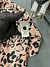 Lulus 100% Polyester Animal Print Brown Short Sleeve Blouse Size XS - photo 8