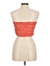 Bue Tassel Orange Sleeveless Top Size M - photo 2