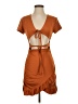 Shein Orange Casual Dress Size 4 - photo 1