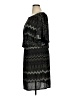 SLNY Chevron-herringbone Black Casual Dress Size 16 - photo 5