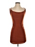 SABORA Solid Brown Cocktail Dress Size S - photo 1