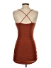 SABORA Solid Brown Cocktail Dress Size S - photo 2
