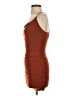 SABORA Solid Brown Cocktail Dress Size S - photo 5