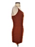 SABORA Solid Brown Cocktail Dress Size S - photo 4
