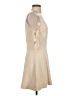 Keepsake Solid Tan Cocktail Dress Size S - photo 4