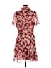 Reiss 100% Polyester Floral Red Cocktail Dress Size 8 - photo 2