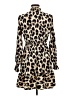 Shein Animal Print Brown Casual Dress Size 6 - photo 2