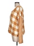 Maurices Plaid Orange Cardigan Size L - photo 5