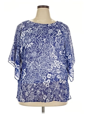 Dana Kay Short Sleeve Blouse (view 1)