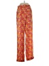 Heimstone 100% Viscose Print Orange Casual Pants Size S - photo 1