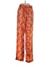 Heimstone 100% Viscose Print Orange Casual Pants Size S - photo 2