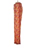 Heimstone 100% Viscose Print Orange Casual Pants Size S - photo 5