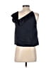 Michelle Mason 100% Silk Black Blouse Size 0 - photo 2