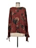 143 story Floral Brown Pullover Sweater Size M - photo 1