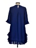 Symphony Solid Blue Cocktail Dress Size S - photo 2