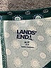 Lands' End Polka Dots Teal Long Sleeve Blouse Size M - photo 7